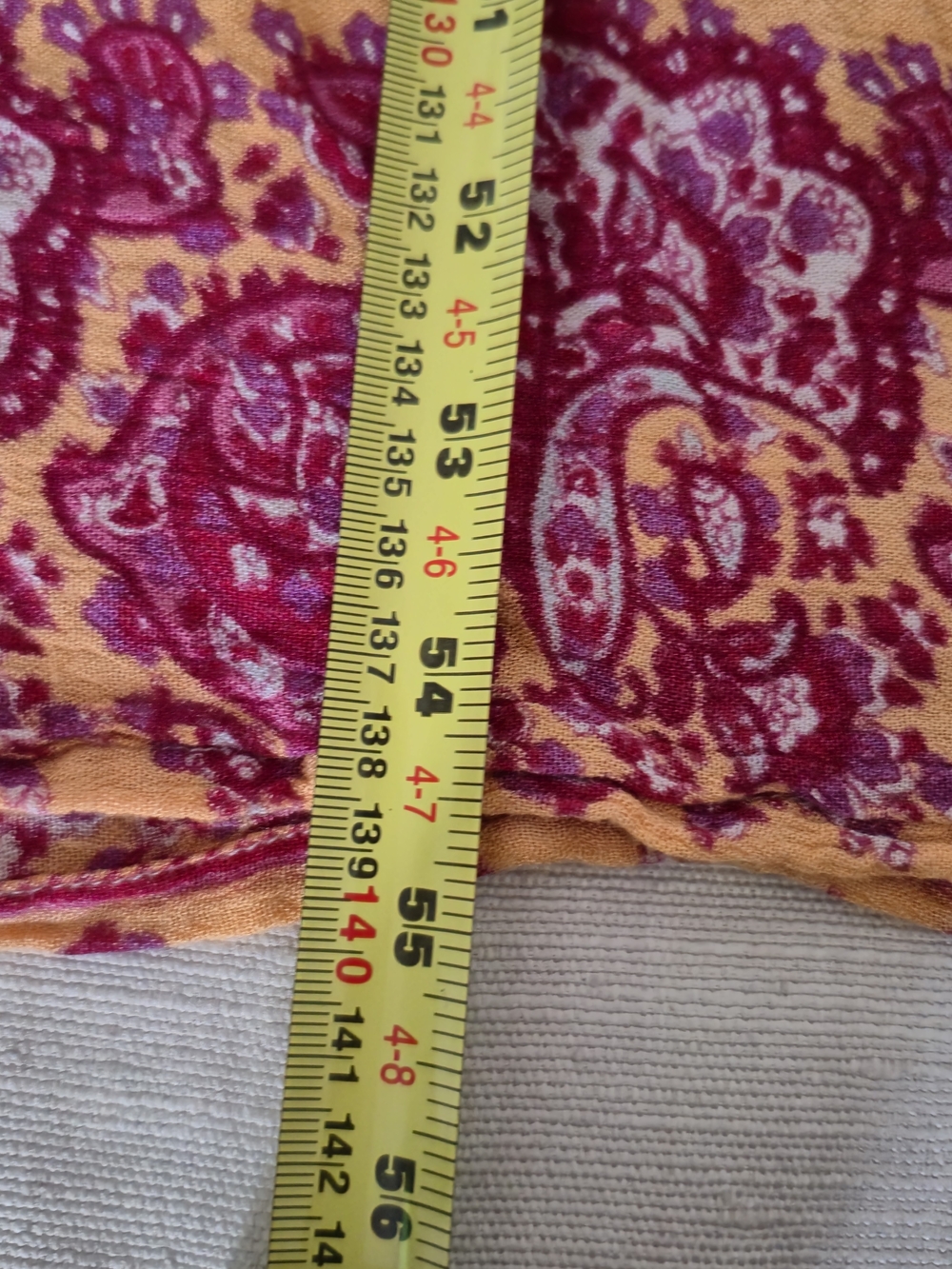 Boho Paisley Crinkle Maxi Dress Pink Yellow Casual Festival, Sun Dress - Picture 8 of 11